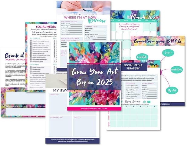 Grow Your Art Biz Planner Pages